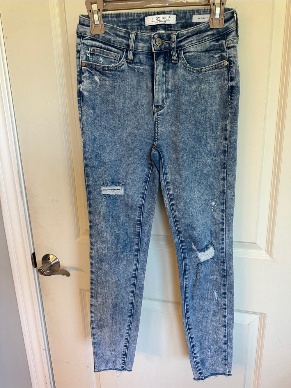 Judy Blue Women's Skinny Jeans - Light Blue Size 1/25